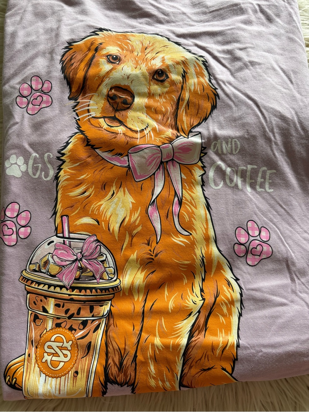 New Simply Southern Dogs and Coffee Long Sleeve Tee Women’s XL T-shirt Fall - Picture 5 of 11